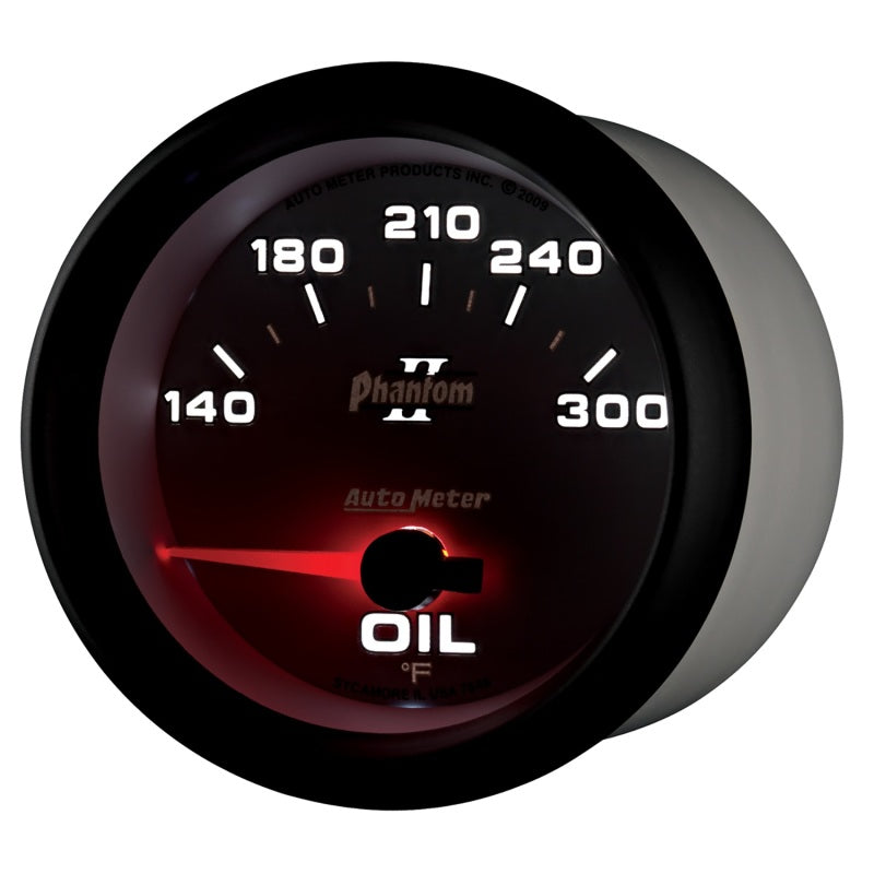 Autometer Phantom II 2 5/8in 140-300 Degree F Short Sweep Electronic Oil Temperature Gauge 7848 7848 User 3