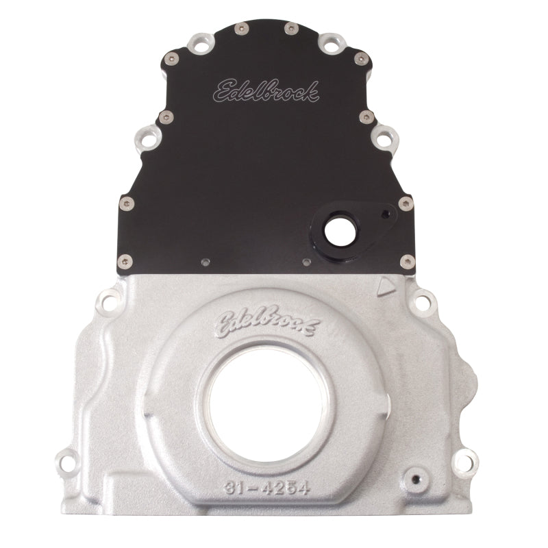 Edelbrock Timing Cover 2004-07, 2-Piece for GM Gen 4, LS2-Series 4255 Photo - out of package
