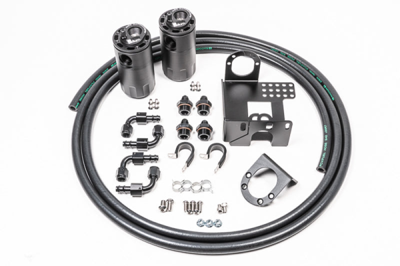 Radium Engineering 90-05 Mazda MX-5 Dual Catch Can Kit Fluid Lock 20-0337-FL 20-0337-FL Photo - Primary
