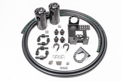 Radium Engineering 90-05 Mazda MX-5 Dual Catch Can Kit Fluid Lock 20-0337-FL 20-0337-FL Photo - Primary