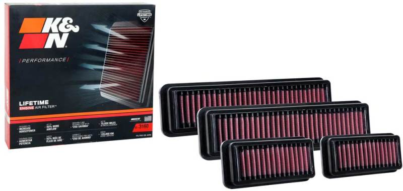 K&N Engineering K&N BMW X3M/X4M L6-3.0L F/I Turbo Drop In Air Filter 33-3160 33-3160 Photo - out of package
