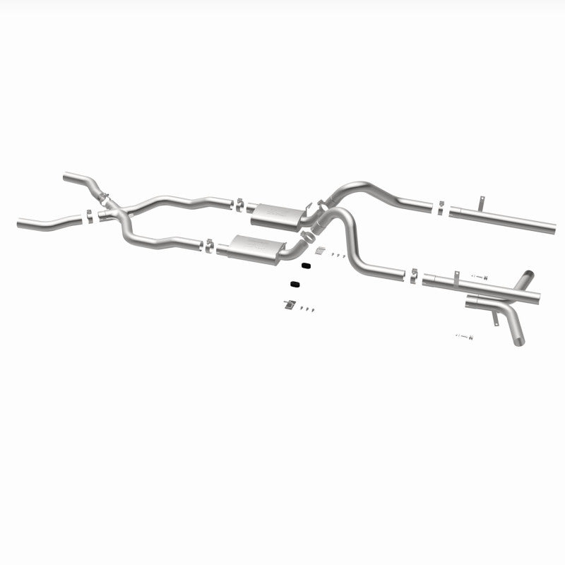 MagnaFlow Chevrolet Bel Air Street Series Crossmember-Back Performance Exhaust System 16596 360 Degree Image Set