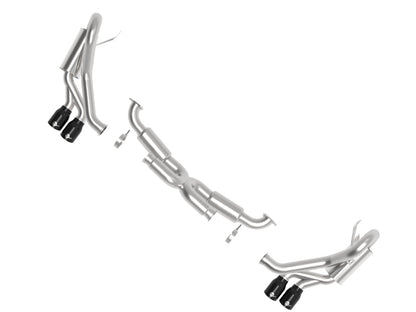 aFe MACH Force-Xp 12-16 Porsche 911 3in to 2.5in 304 SS Cat-Back Exhaust (Excludes Turbo Models) 49-36406-1B 49-36406-1B Photo - Unmounted
