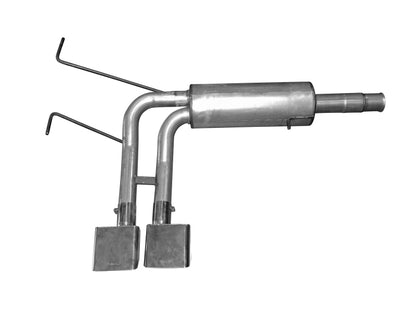 Gibson 10-13 Chevrolet Silverado 1500 LS 4.8L 2.5in Cat-Back Super Truck Exhaust - Stainless 65667 65667 Photo - Primary