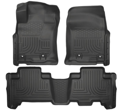 Husky Liners 2013 Toyota 4Runner WeatherBeater Black Front & 2nd Seat Floor Liners 99571 Photo - Primary