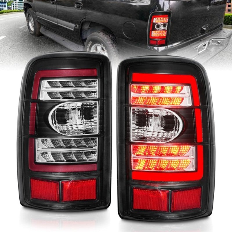 ANZO 2000-2006 Chevrolet Tahoe LED Tail Lights w/ Clear Lens Black Housing 311362 311362 User 1
