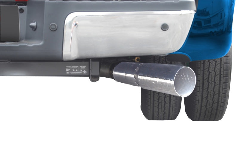 Gibson 15-17 Ford F-250 Super Duty Lariat 6.7L 4in Filter-Back Single Exhaust - Stainless 619696 619696 Photo - Mounted