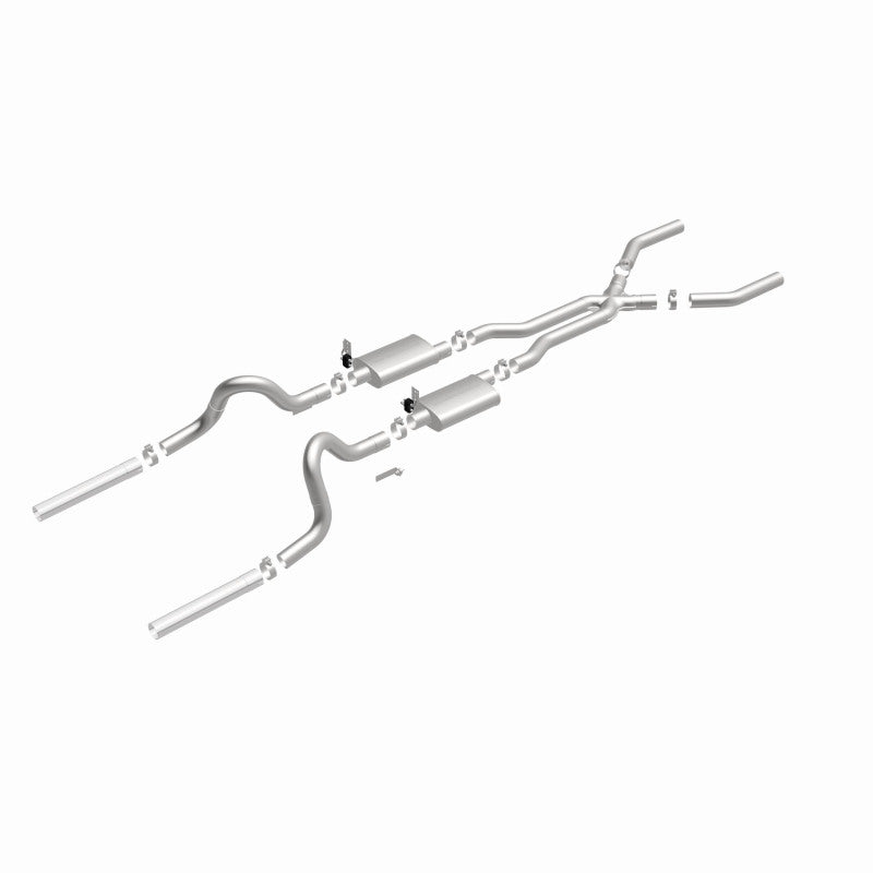 MagnaFlow Ford Mustang Street Series Crossmember-Back Performance Exhaust System 15817 360 Degree Image Set