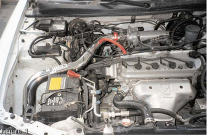Injen Honda Cold Air Intake System: 94-97 Accord 4 Cyl. RD1650BLK Photo - Mounted
