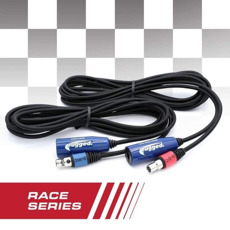 Rugged Radios OFFROAD 12 RACE SERIES Straight Cable to Intercom Driver and Co-Driver CS-OFF-RACE-KIT CS-OFF-RACE-KIT Photo - Primary