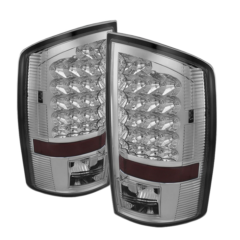 SPYDER Xtune Dodge Ram 07-08 1500 / Ram 07-09 2500/3500 LED Tail Lights Chrome ALT-JH-DR07-LED-C 5073020 5073020 Photo - Primary