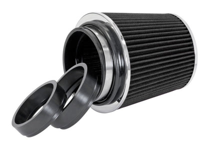 Spectre Adjustable Conical Air Filter 5-1/2in. Tall (Fits 3in. / 3-1/2in. / 4in. Tubes) - Black 8131 8131 Photo - out of package