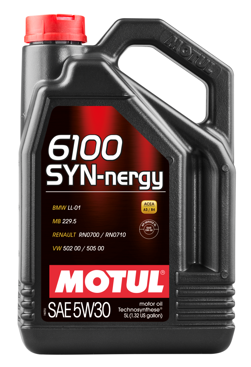 Motul 5L Technosynthese Engine Oil 6100 SYN-NERGY 5W30 - VW 502 00 505 00 - MB 229.5 4x5L 107972 107972 User 1