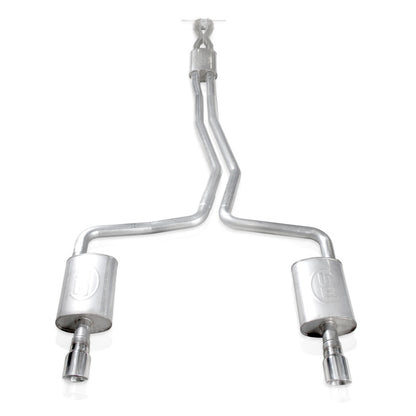 Stainless Works 2010-18 Ford Taurus SHO V6 2-1/2in Catback Chambered Mufflers X-Pipe TA10ECOCB TA10ECOCB Photo - Primary