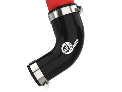 aFe 23-24 Toyota Sequoia V6-3.4L Hybrid BladeRunner 2.5in Aluminum Hot Charge Pipe - Red 46-20718-R 46-20718-R Photo - Close Up