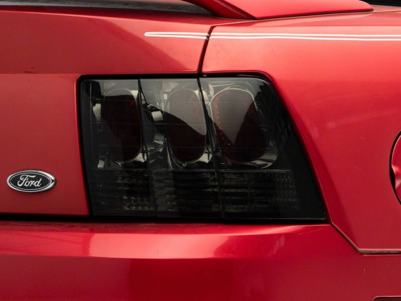 Raxiom 99-04 Ford Mustang Axial Series Altezza Style Tail Lights- Blk Housing (Smoked Lens) 413422 413422 Photo - Close Up