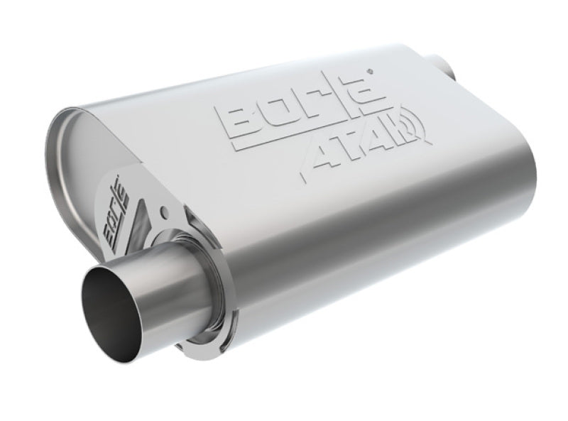 Borla CrateMuffler LS3 ATAK 2.5in Offset/Offset 14inx4.35inx9in Muffler 400947 400947 Photo - Primary