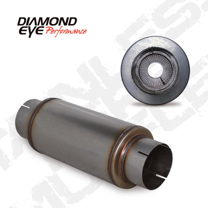 Diamond Eye Performance Diamond Eye MFLR 5inID SGL IN/SGL OUT 7inDIA X 14in BODY 20in LENGTH PERF SLOTTED ENDS 409 SS 560020 560020 Photo - Primary