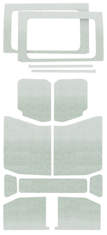DEI 2018-Up Jeep Wrangler JL 4-Door Headliner Complete Kit 13-pc - White 50180 50180 Photo - Primary