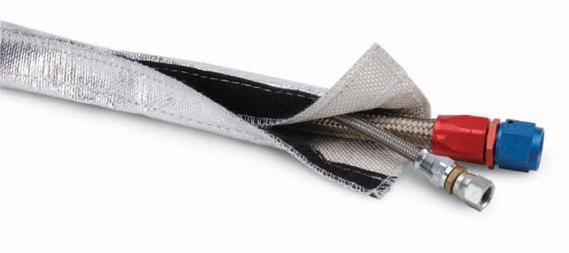 DEI Heat Shroud 2-1/2in x 3ft - Aluminized Sleeving-Hook and Loop Edge 10487 10487 Photo - Primary