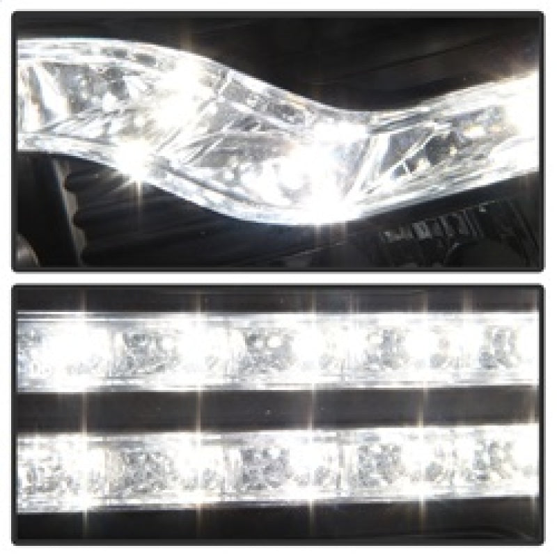 Spyder Chevy Silverado 1500 07-13 V2 Projector Headlights - LED DRL - Black PRO-YD-CS07V2-DRL-BK 5083524 5083524 Photo - Unmounted