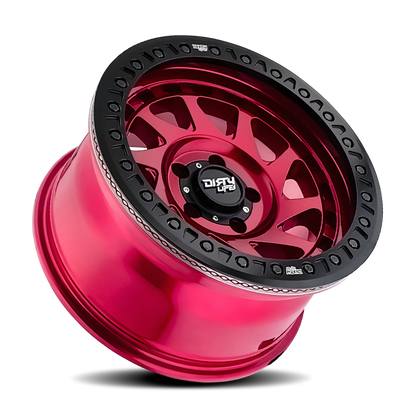 Dirty Life 9313 Enigma Race 17x9 / 8x165.1 BP / -12mm Offset / 130.8mm Hub Crimson Candy Red Wheel 9313-7981R12 9313-7981R12 Photo - Primary
