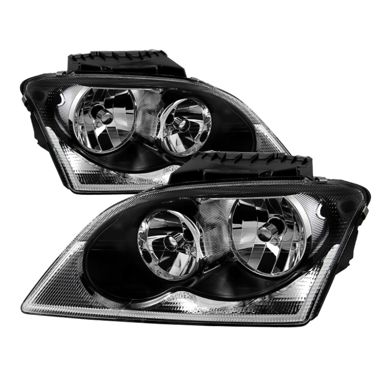 SPYDER Xtune Chrysler Pacifica 04-06 Halogen OEM Style Headlights Black HD-JH-CHRPA04-BK 9029615 9029615 Photo - Primary