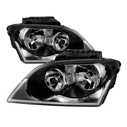 SPYDER Xtune Chrysler Pacifica 04-06 Halogen OEM Style Headlights Black HD-JH-CHRPA04-BK 9029615 9029615 Photo - Primary