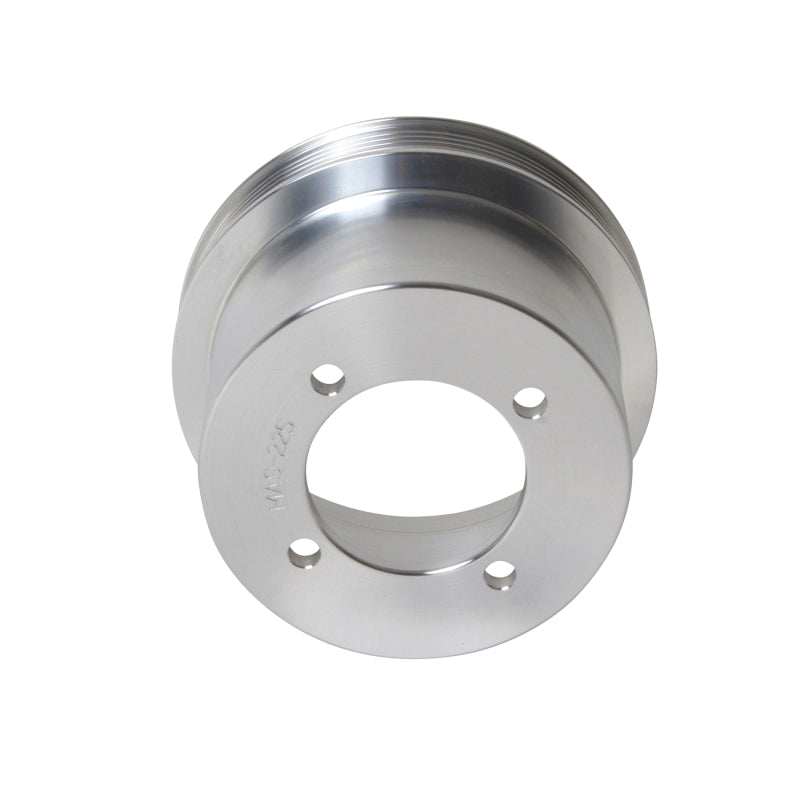 BBK 94-98 Mustang 3.8 V6 Underdrive Pulley Kit - Lightweight CNC Billet Aluminum (2pc) 1619 1619 Photo - Unmounted