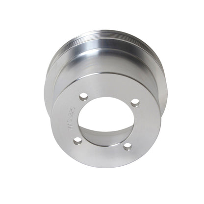 BBK 94-98 Mustang 3.8 V6 Underdrive Pulley Kit - Lightweight CNC Billet Aluminum (2pc) 1619 1619 Photo - Unmounted