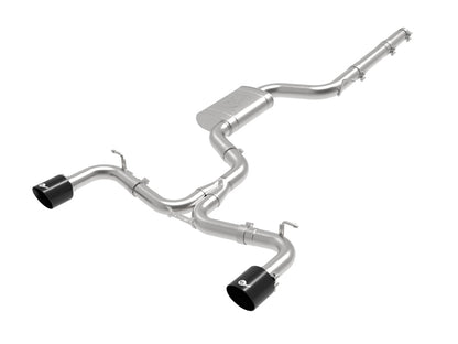 aFe MACHForce XP 3in-2.5in SS Exhaust Cat-Back 18-19 Volkswagen GTI (MK7.5) L4-2.0L (t) - Black 49-36422-B 49-36422-B Photo - Primary
