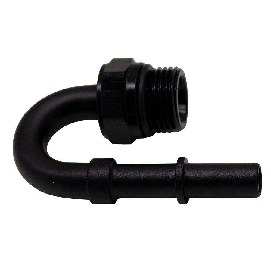 DeatschWerks 180-Deg. 8AN ORB to 3/8 in EFI Quick Connect