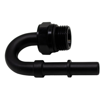 DeatschWerks 180-Deg. 8AN ORB to 3/8 in EFI Quick Connect