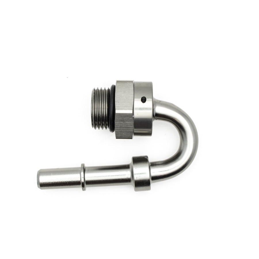 DeatschWerks 180-Deg. 8AN ORB to 3/8 in EFI Quick Connect