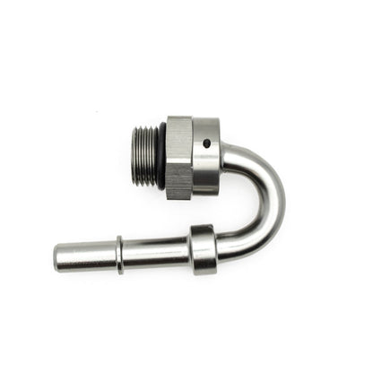 DeatschWerks 180-Deg. 8AN ORB to 3/8 in EFI Quick Connect
