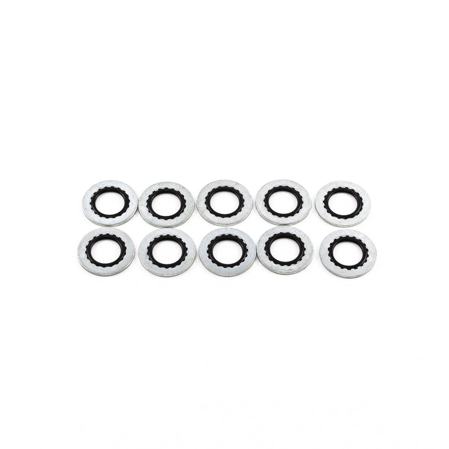 DeatschWerks 6AN Rubber and Metal Crush Washer (Pack Of 10)