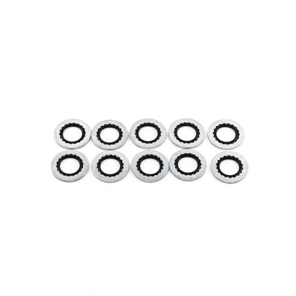DeatschWerks 6AN Rubber and Metal Crush Washer (Pack Of 10)