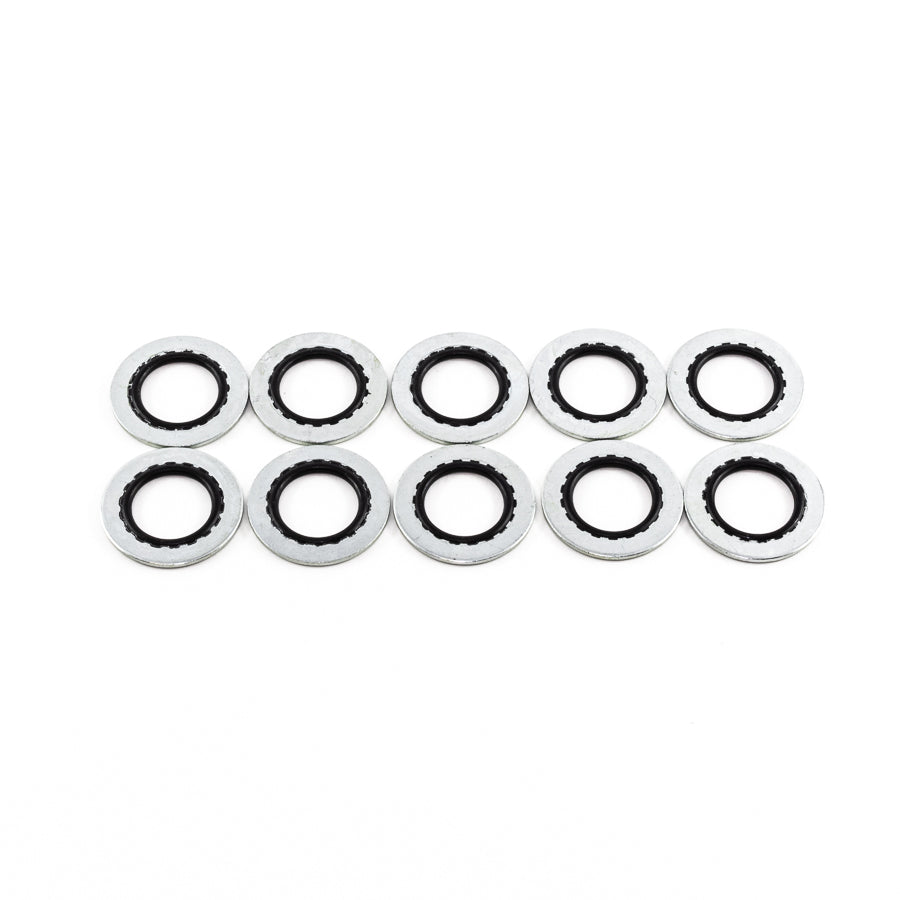 DeatschWerks 8AN Rubber and Metal Crush Washer (Pack Of 10)