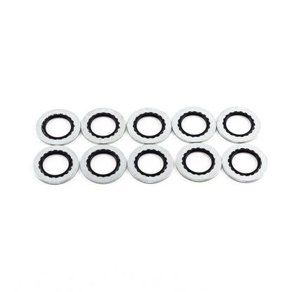 DeatschWerks 8AN Rubber and Metal Crush Washer (Pack Of 10)