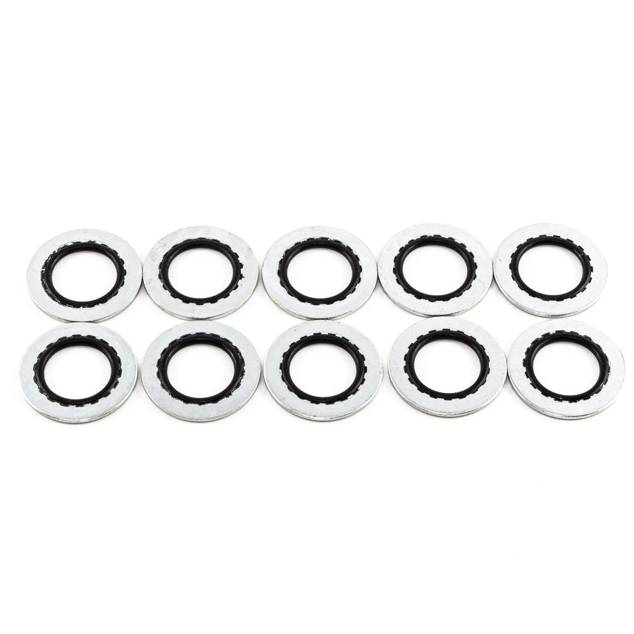 DeatschWerks 10AN Rubber and Metal Crush Washer (Pack Of 10)