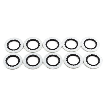DeatschWerks 10AN Rubber and Metal Crush Washer (Pack Of 10)