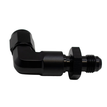DeatschWerks 6AN Swivel to 6AN 90-Degree Bulkhead