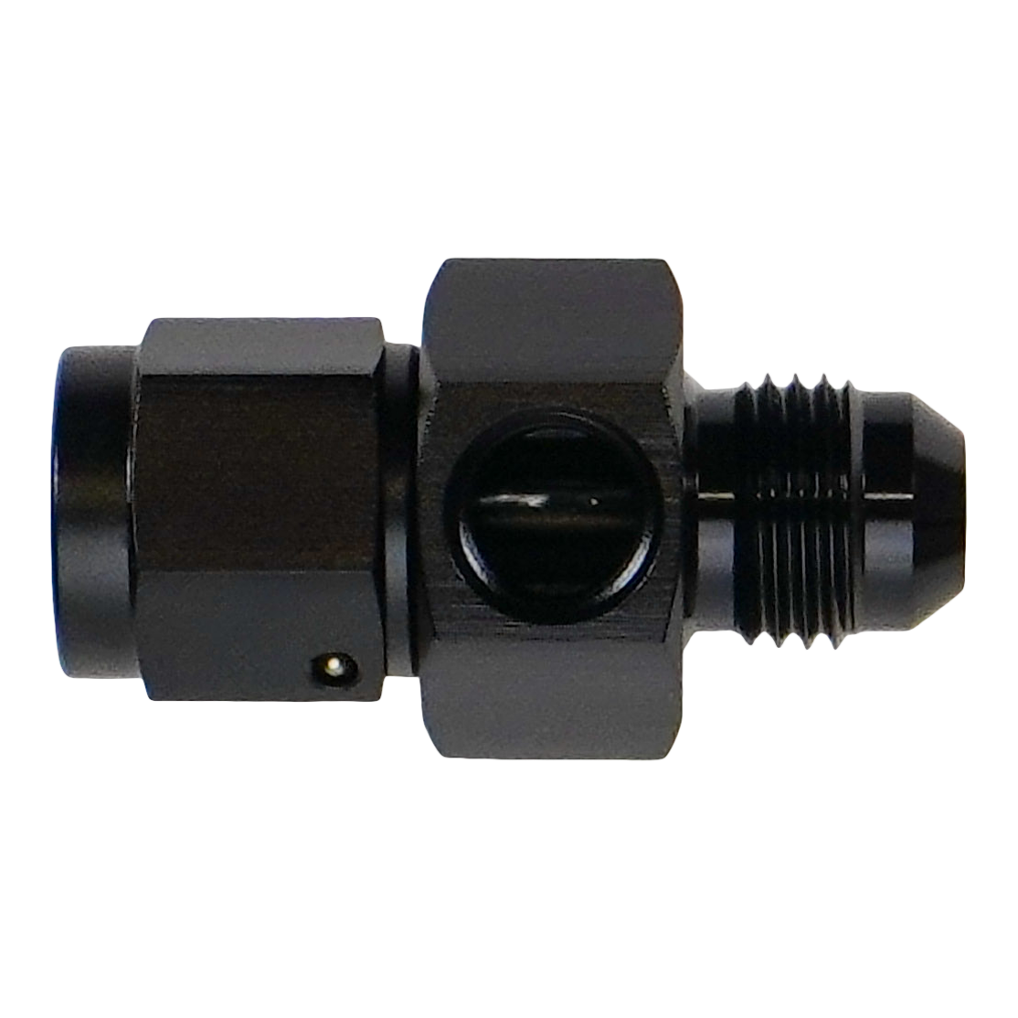 DeatschWerks 6AN Male Flare to Female Flare Swivel with 1/8th npt