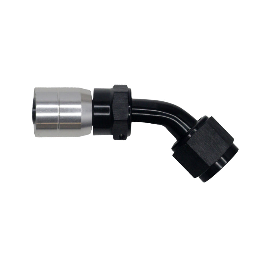 DeatschWerks 45-Deg. 8AN Swivel Crimp CPE Hose End