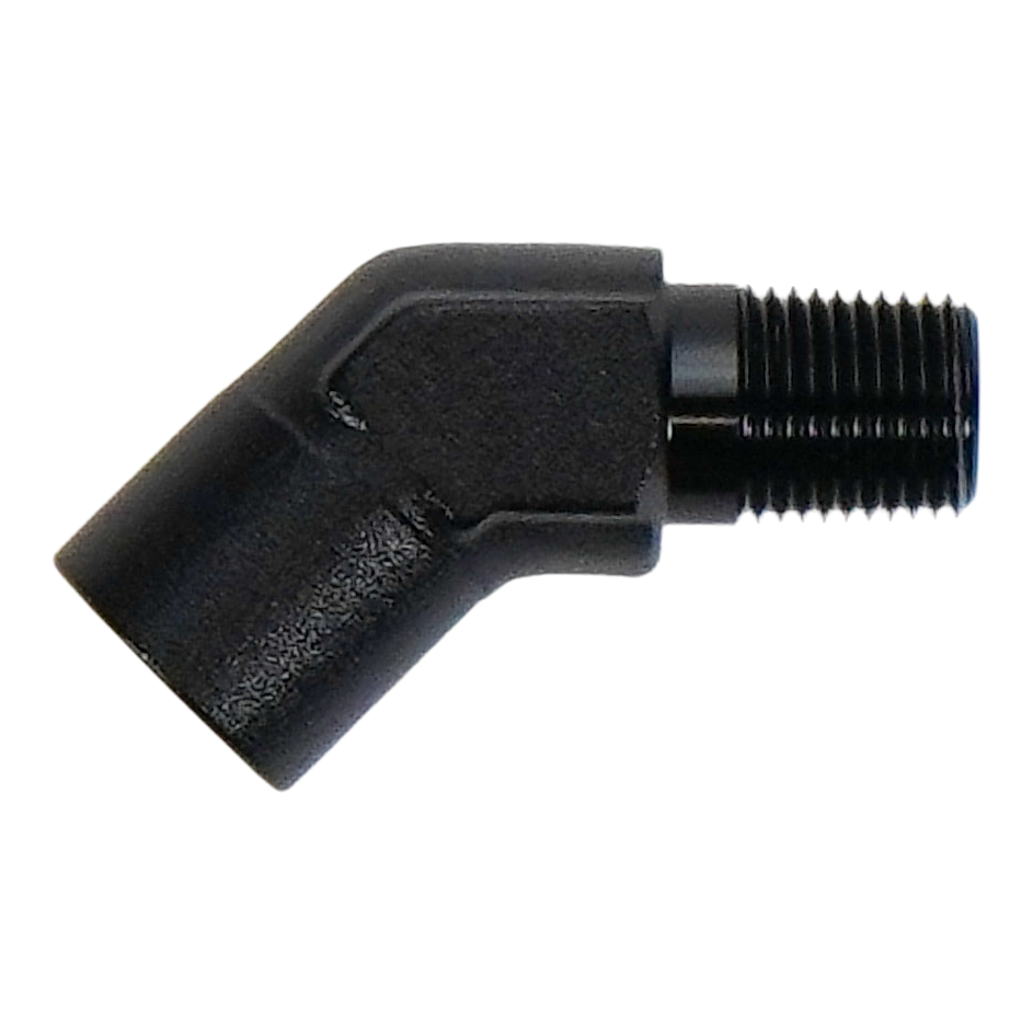 DeatschWerks 1/8" NPT Female to 1/8" NPT Male 45-Degree Fitting
