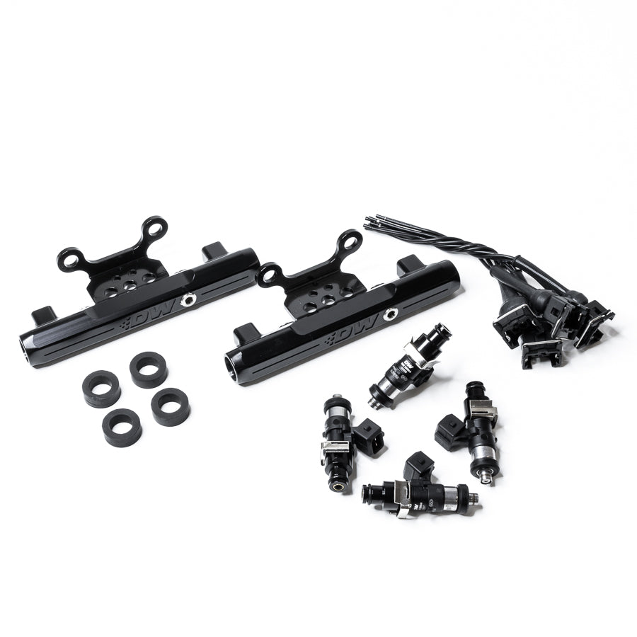 DeatschWerks Subaru conversion fuel rails and 1500cc injectors