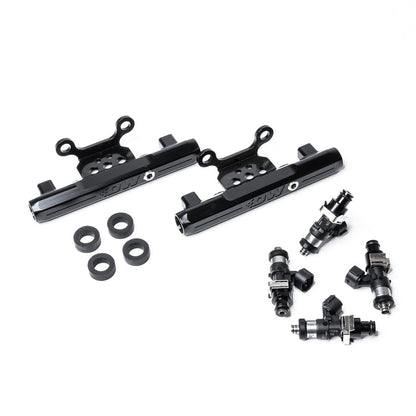 DeatschWerks Subaru conversion fuel rails and 2200cc injectors