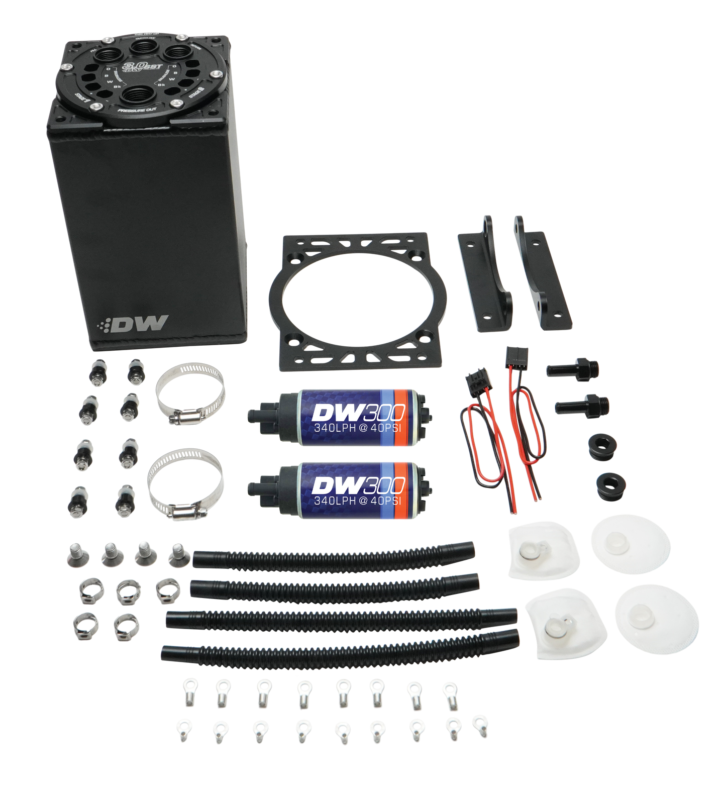 DeatschWerks 3.0L Surge Tank w/ Dual DW300 Pumps
