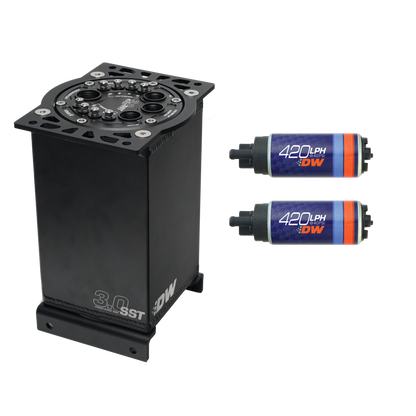 DeatschWerks 3.0L Surge Tank w/ Dual DW420 Pumps