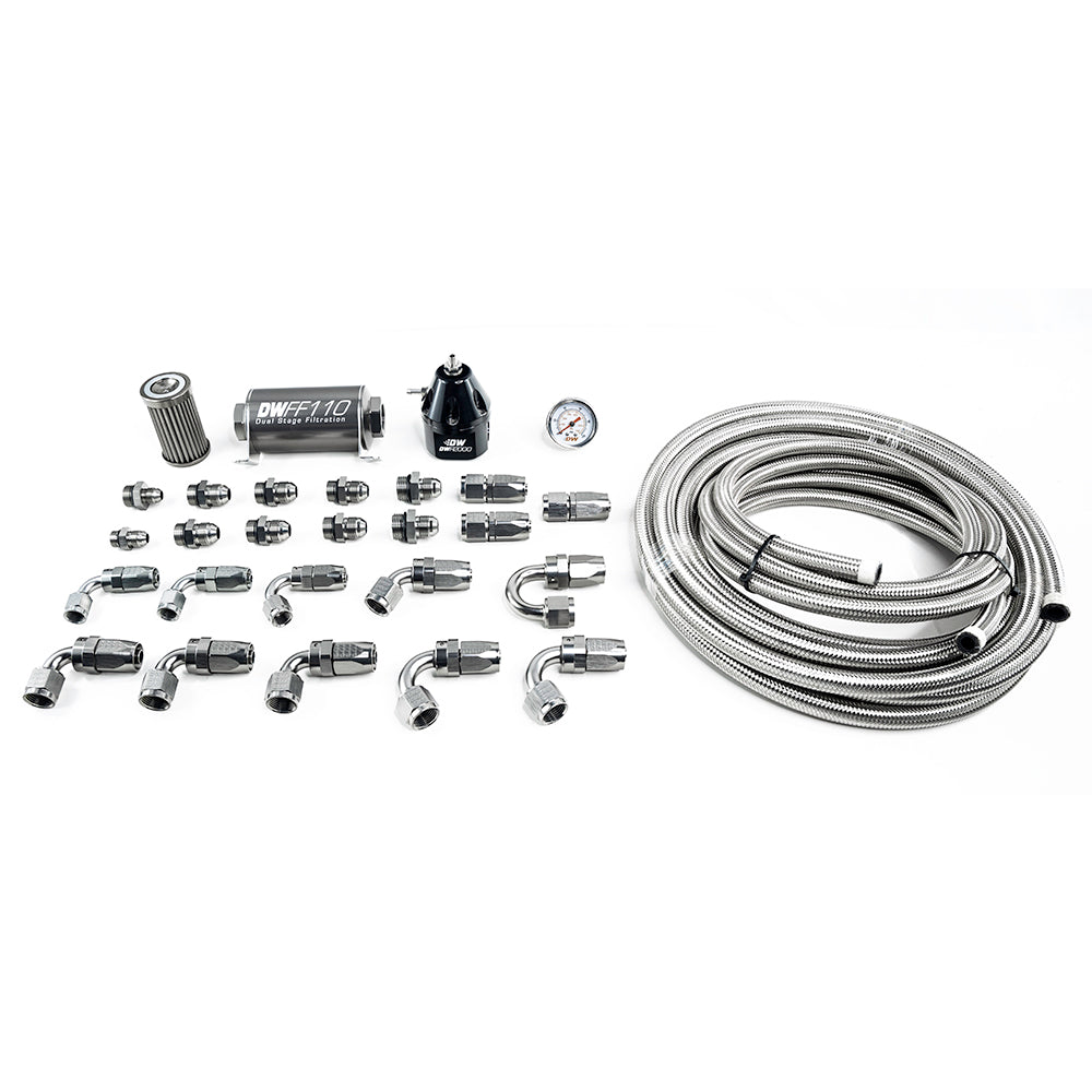 DeatschWerks X2 Series Pump Module -8AN CPE Plumbing Kit for 2011-19 Ford Mustang